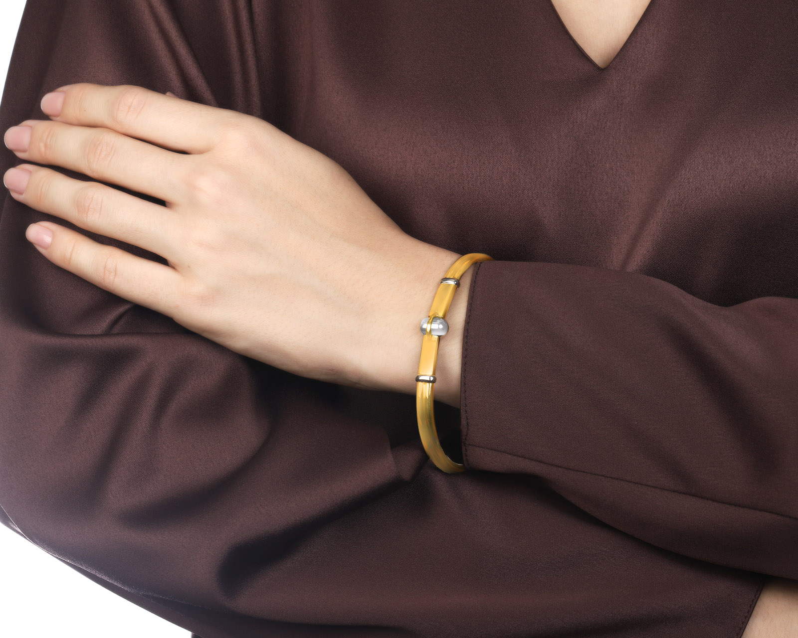 Оригинальный золотой браслет Sauro