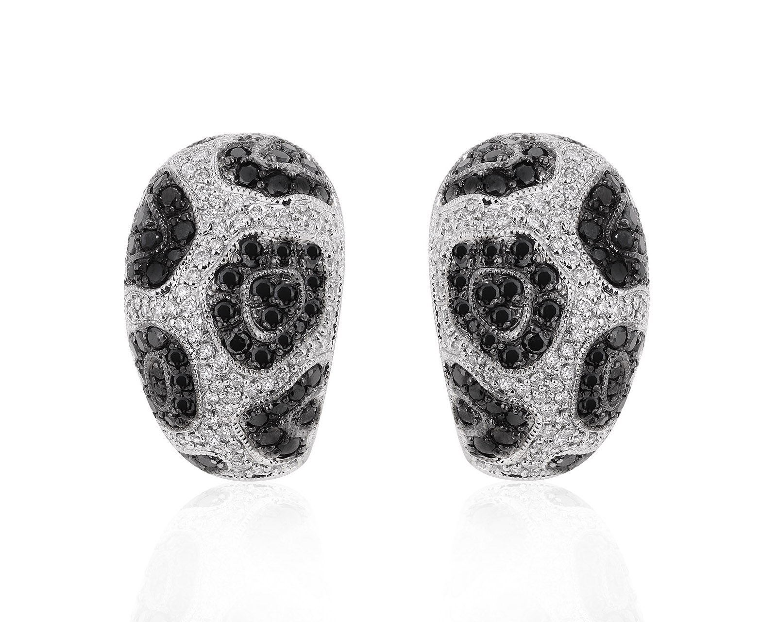 Золотые серьги с бриллиантами 2.24ct 171024/10