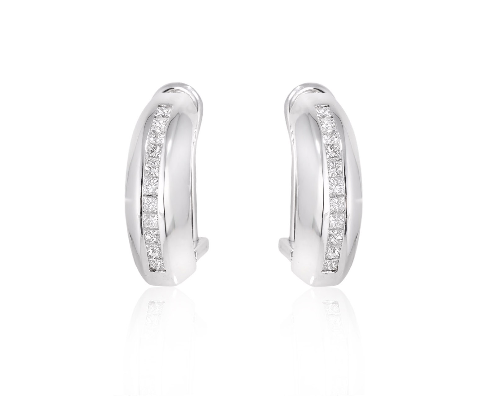 Золотые серьги с бриллиантами 1.10ct 091024/21