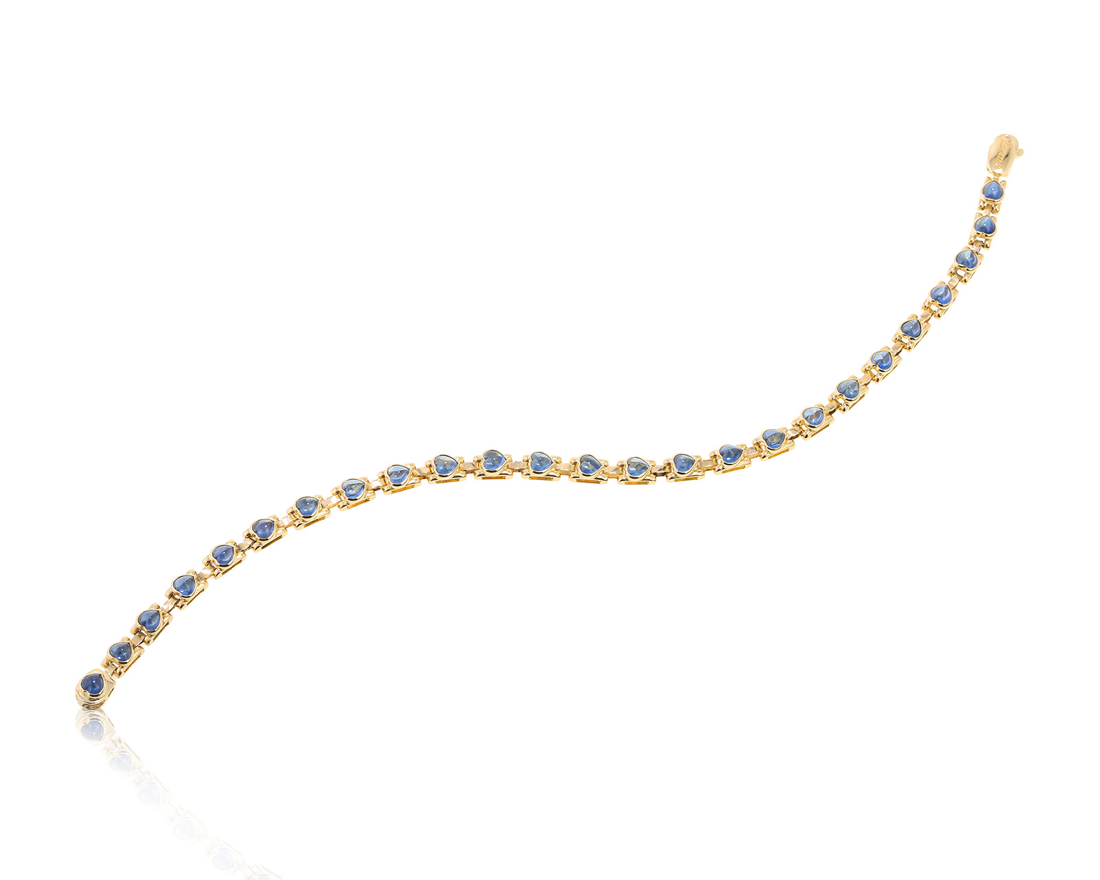 Оригинальный золотой браслет с сапфирами 8.15ct Zancan