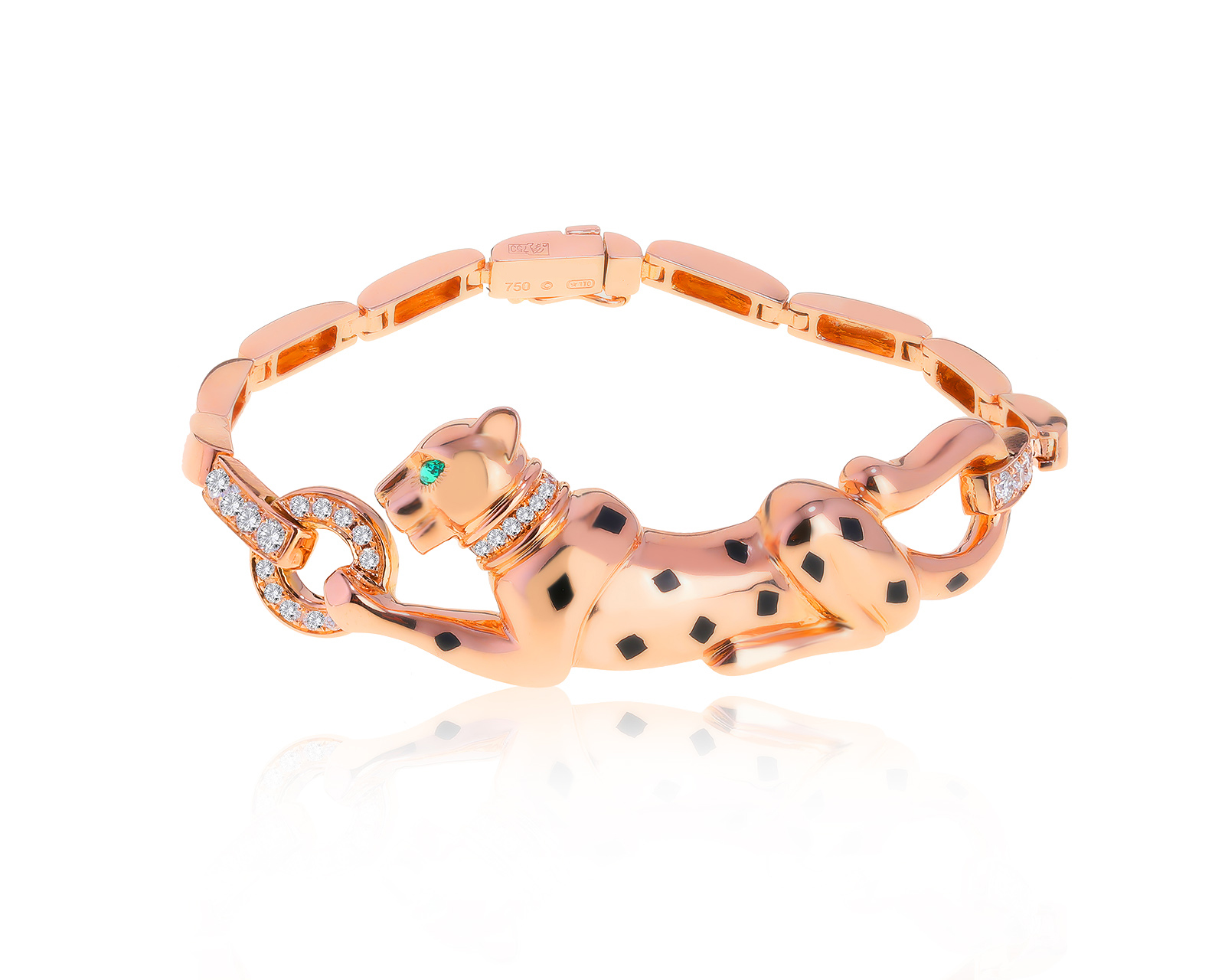 Восхитительный золотой браслет с бриллиантами 0.55ct 060322/4