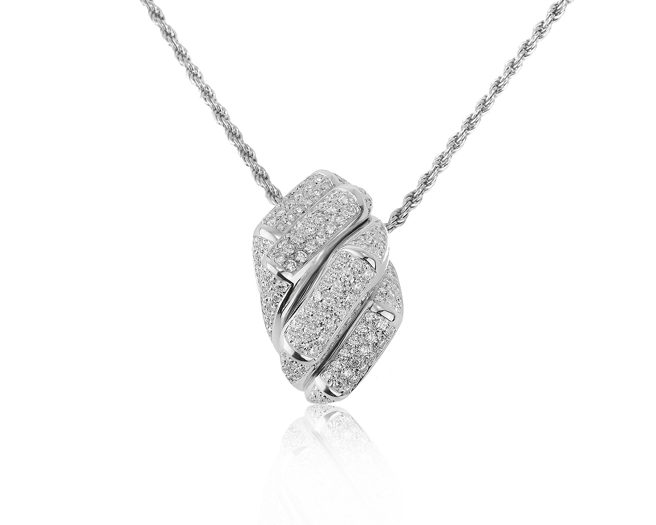 Оригинальный золотой кулон с бриллиантами 2.15ct Salvini 020421/11