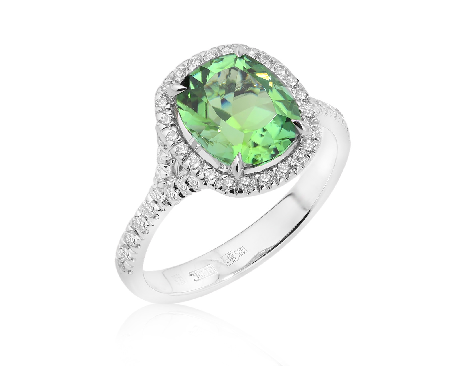 Оригинальное золотое кольцо с турмалином 2.36ct Constantin Artmayer 091225/КМ280