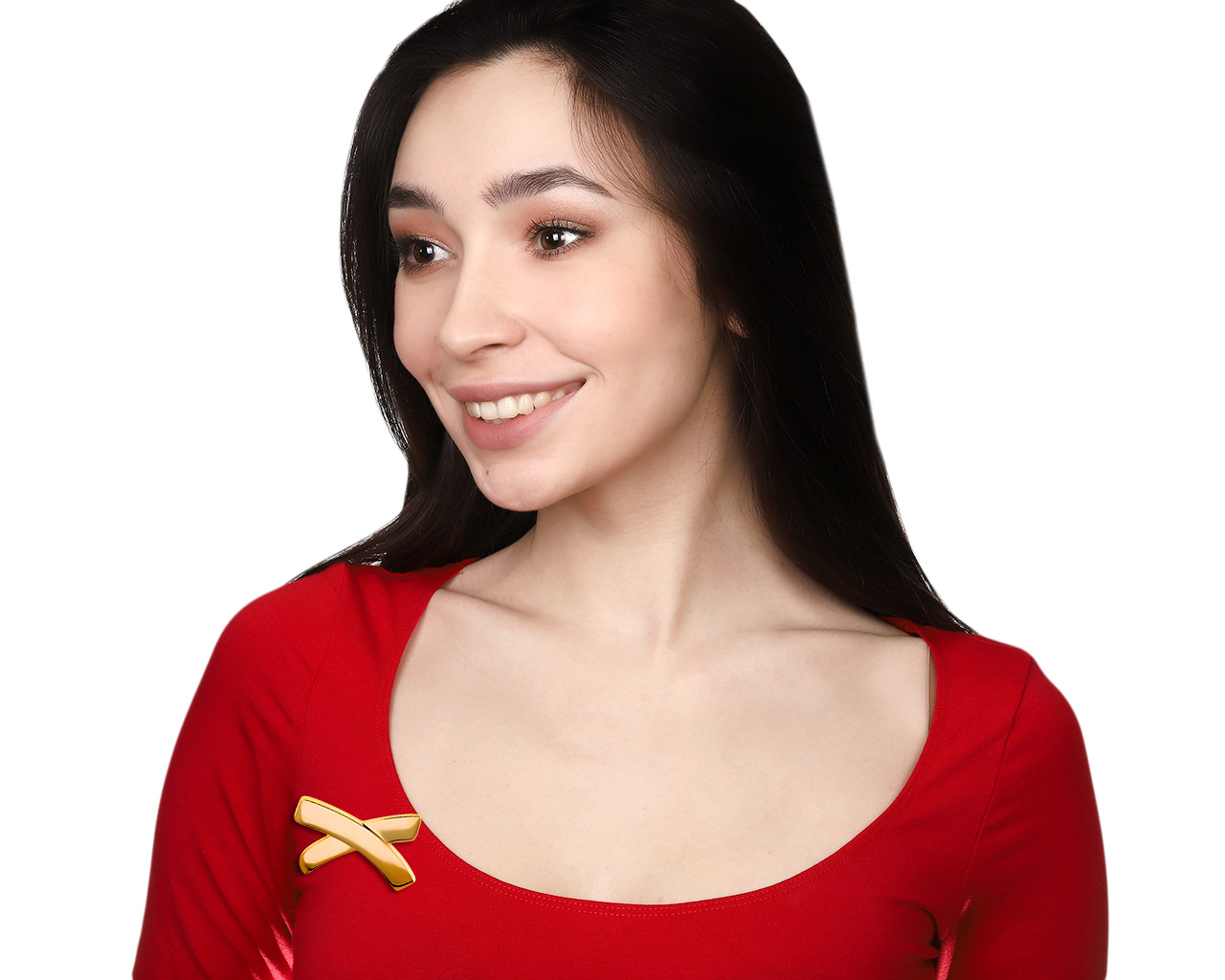 Оригинальная золотая брошь Tiffany&Co Paloma Picasso