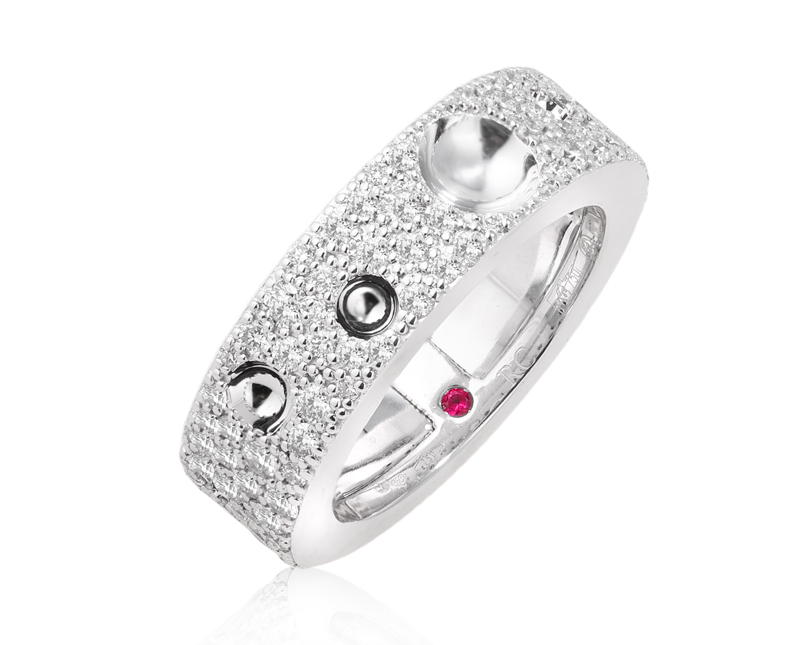 Оригинальное золотое кольцо Roberto Coin Pois Moi Luna 180525/1