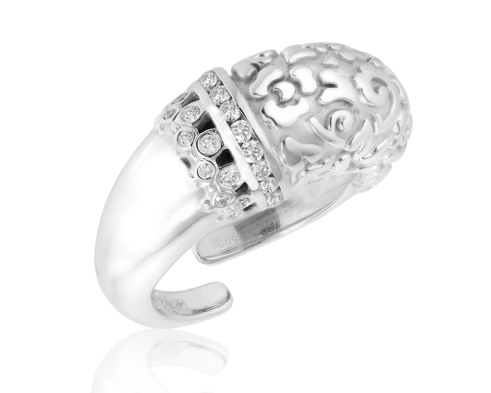 Оригинальное золотое кольцо с бриллиантами 0.36ct Carrera y Carrera Ava