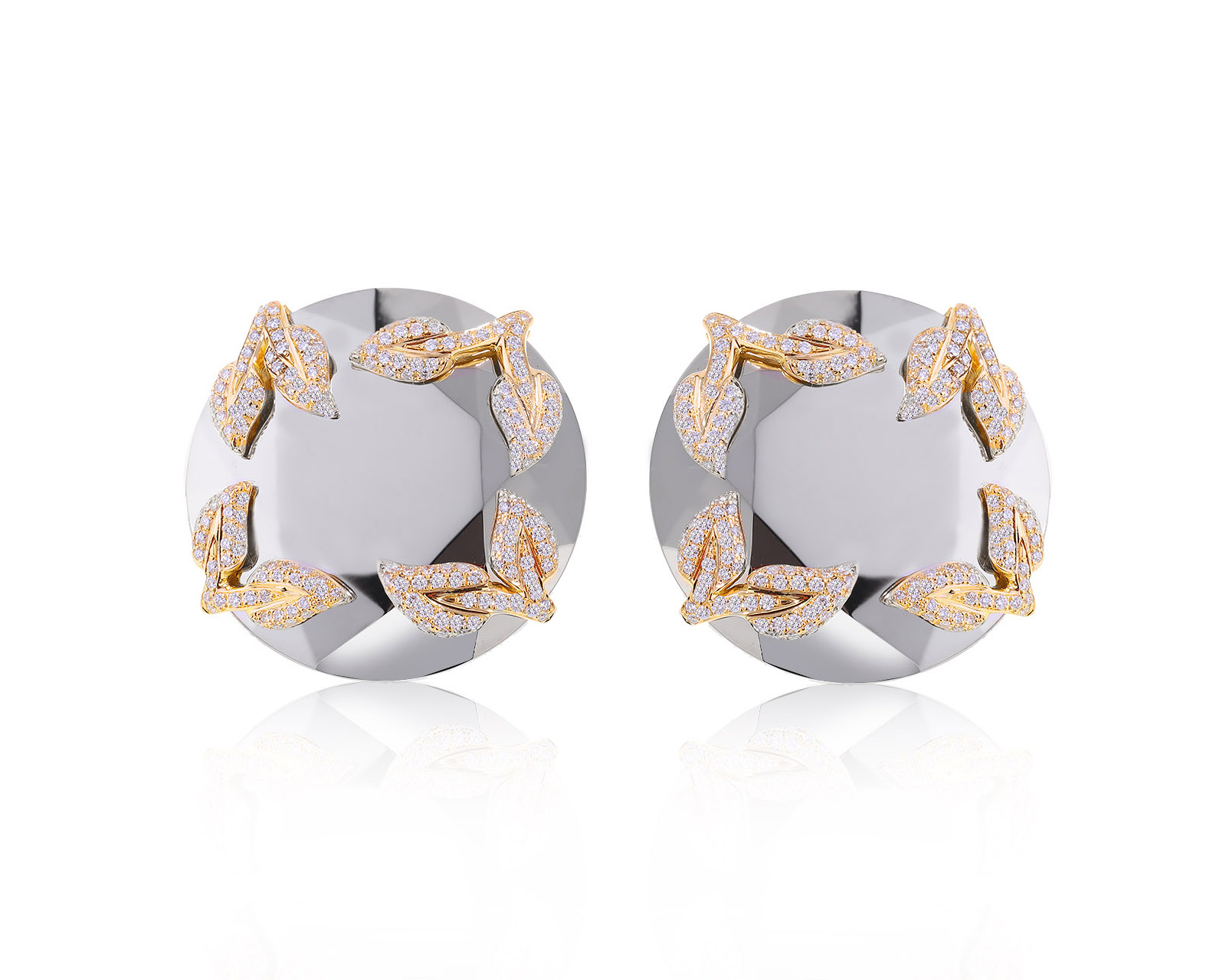 Оригинальные золотые серьги с бриллиантами 1.85ct Chopard 190722/2