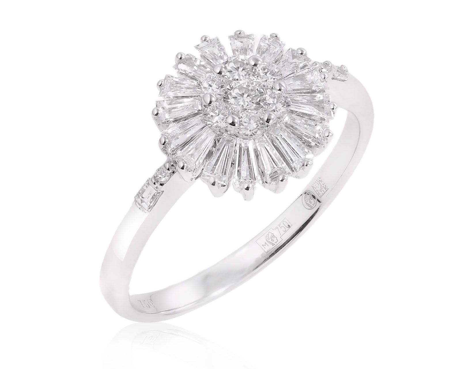 Оригинальное золотое кольцо с бриллиантами 0.68ct Korloff 990095/1