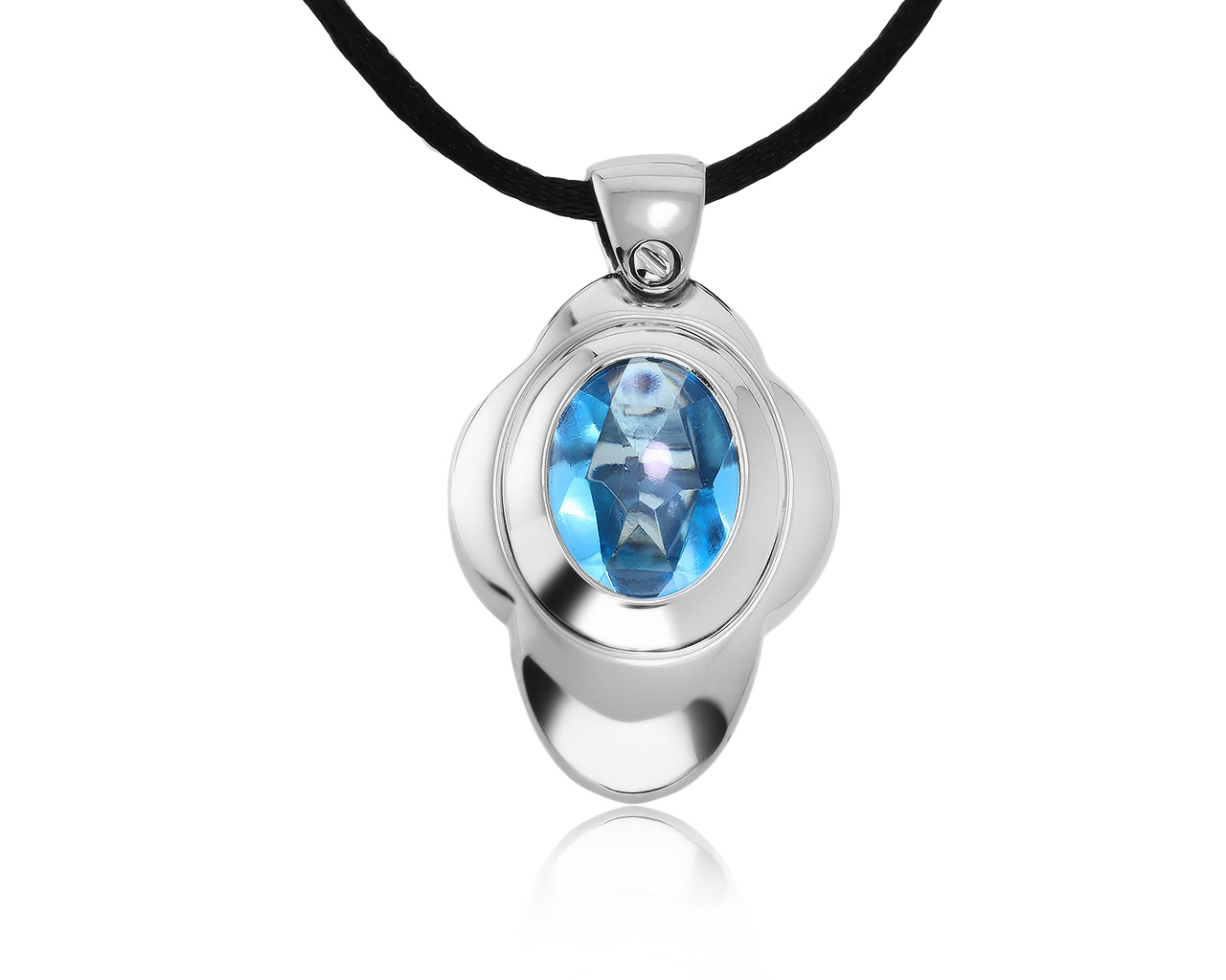 Оригинальный золотой кулон с топазом 8.92ct Vaschieri 290121/9