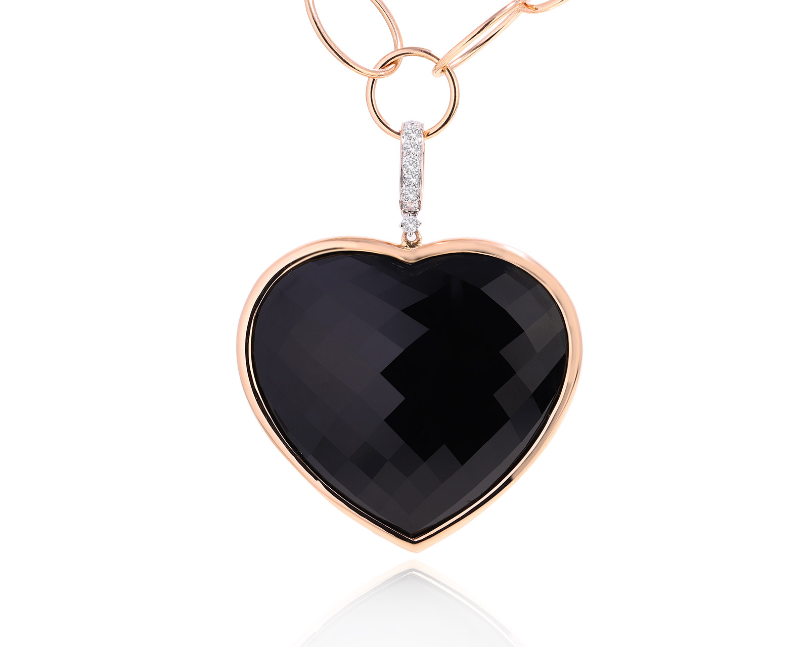 Оригинальный золотой кулон с ониксом 96.00ct Casato 210125/3