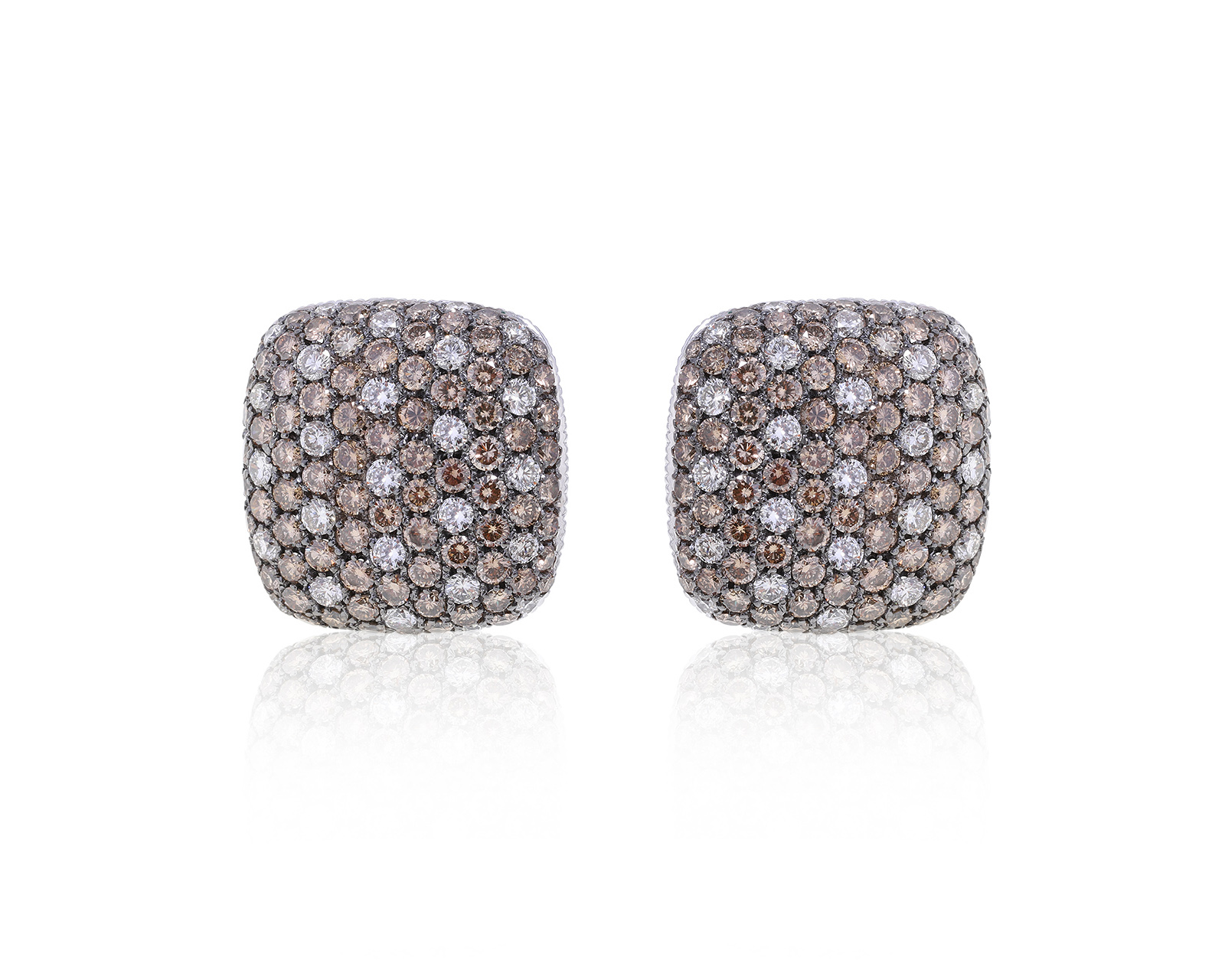 Великолепные золотые серьги с бриллиантами 9.10ct 130722/4