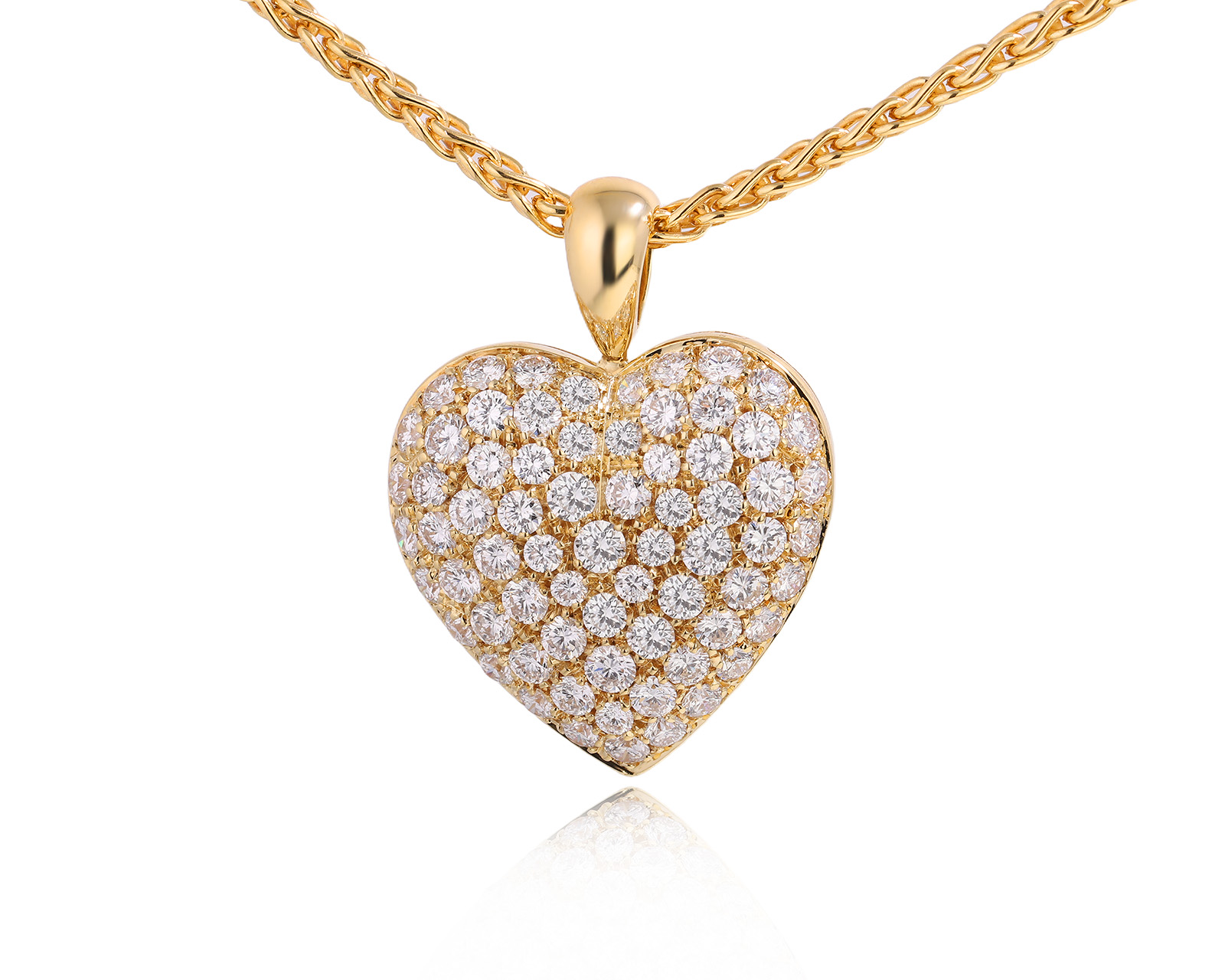 Оригинальный золотой кулон с бриллиантами 2.62ct Picchiotti 290725/12