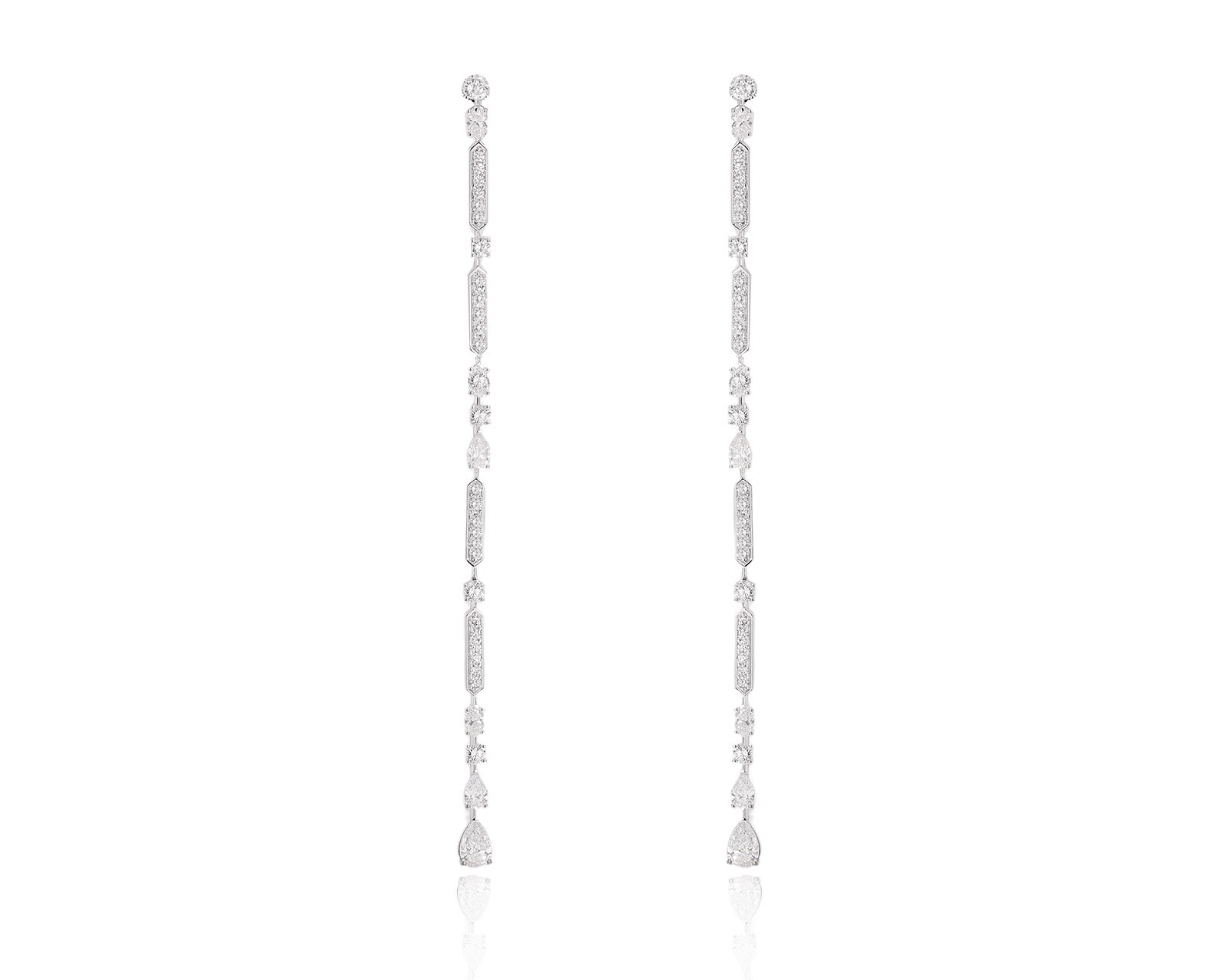 Золотые серьги с бриллиантами 2.62ct 030325/7