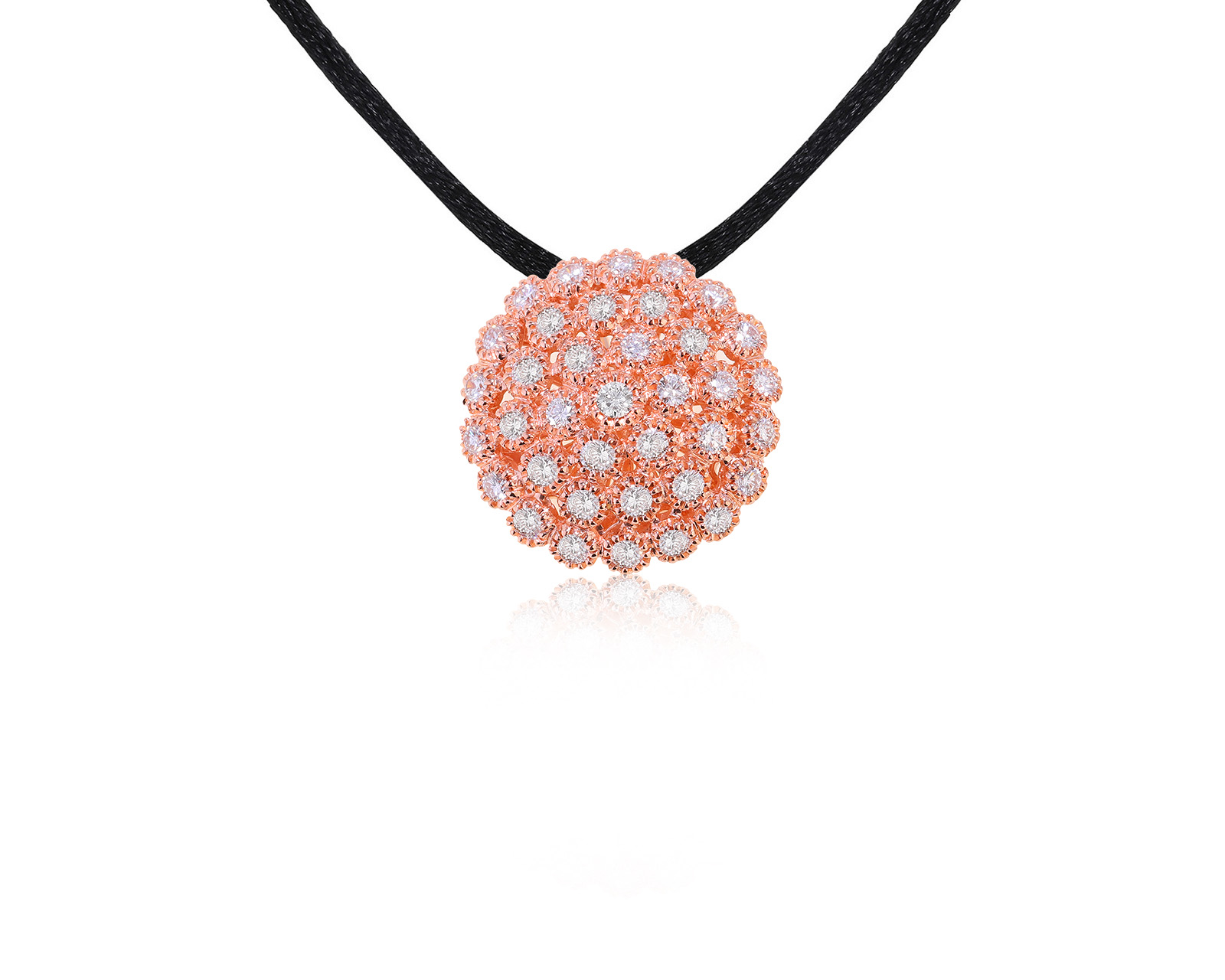 Итальянский золотой кулон с бриллиантами 1.28ct 231022/1