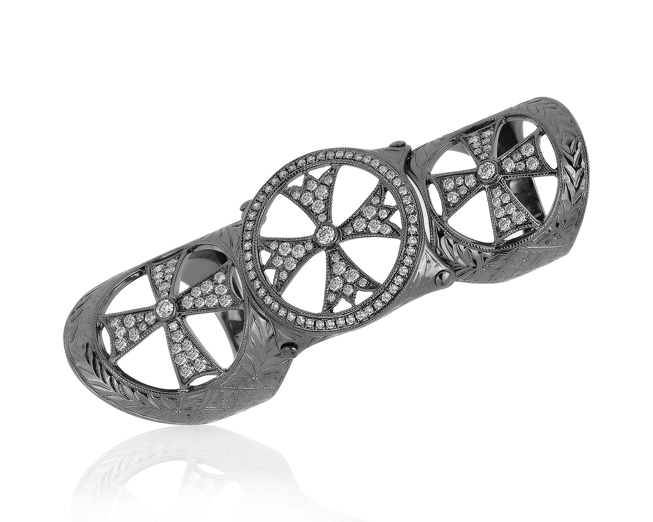 Потрясающее золотое кольцо с бриллиантами 1.14ct 070720/4