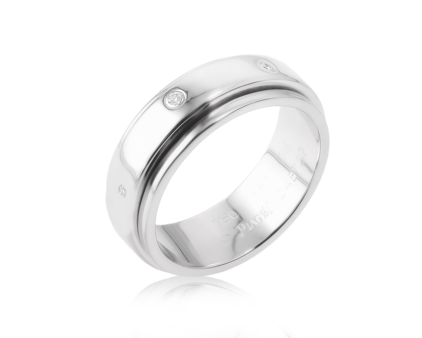 Оригинальное золотое кольцо с бриллиантами 0.13ct Piaget Possession 210323/6