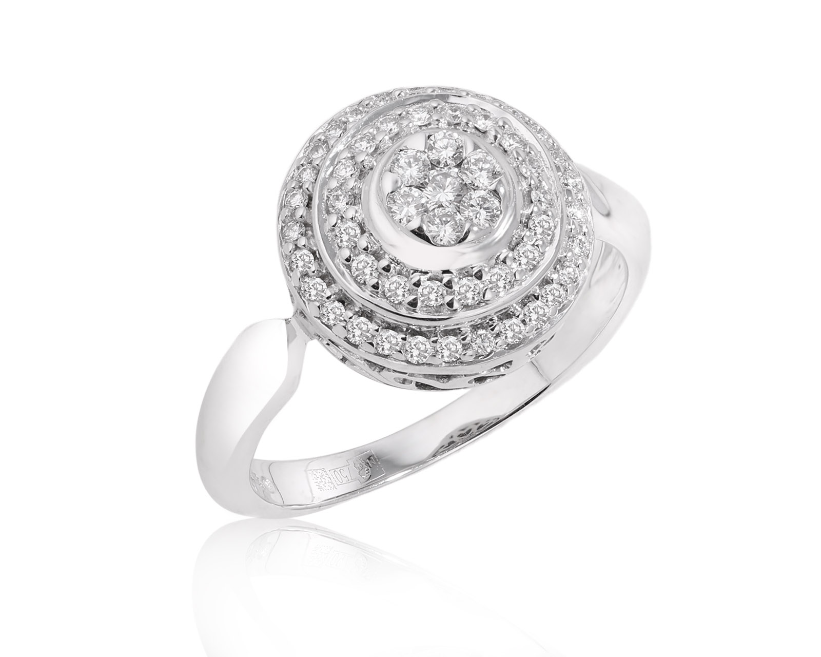 Золотое кольцо с бриллиантами 0.33ct 251224/1