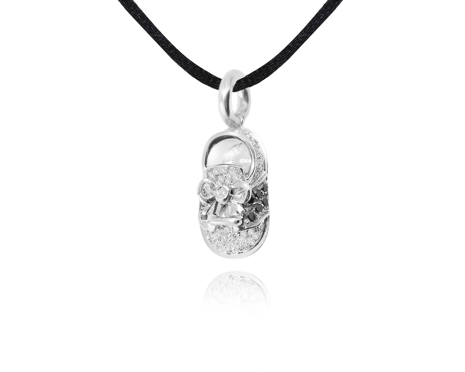 Оригинальный золотой кулон c бриллиантами 0.51ct Aaron Basha Shoe 051123/4