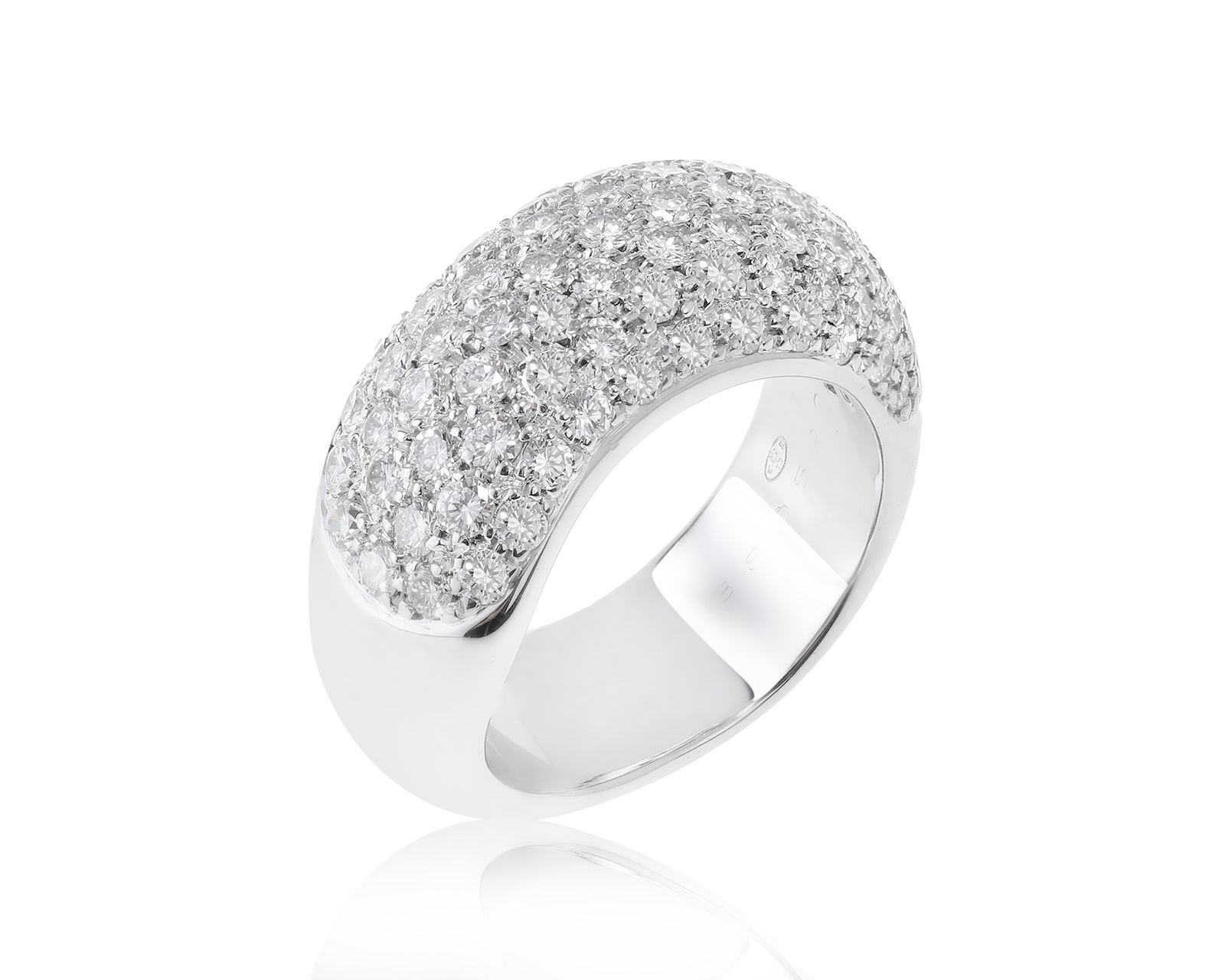 Оригинальное золотое кольцо с бриллиантами 2.20ct Chaumet 170423/2