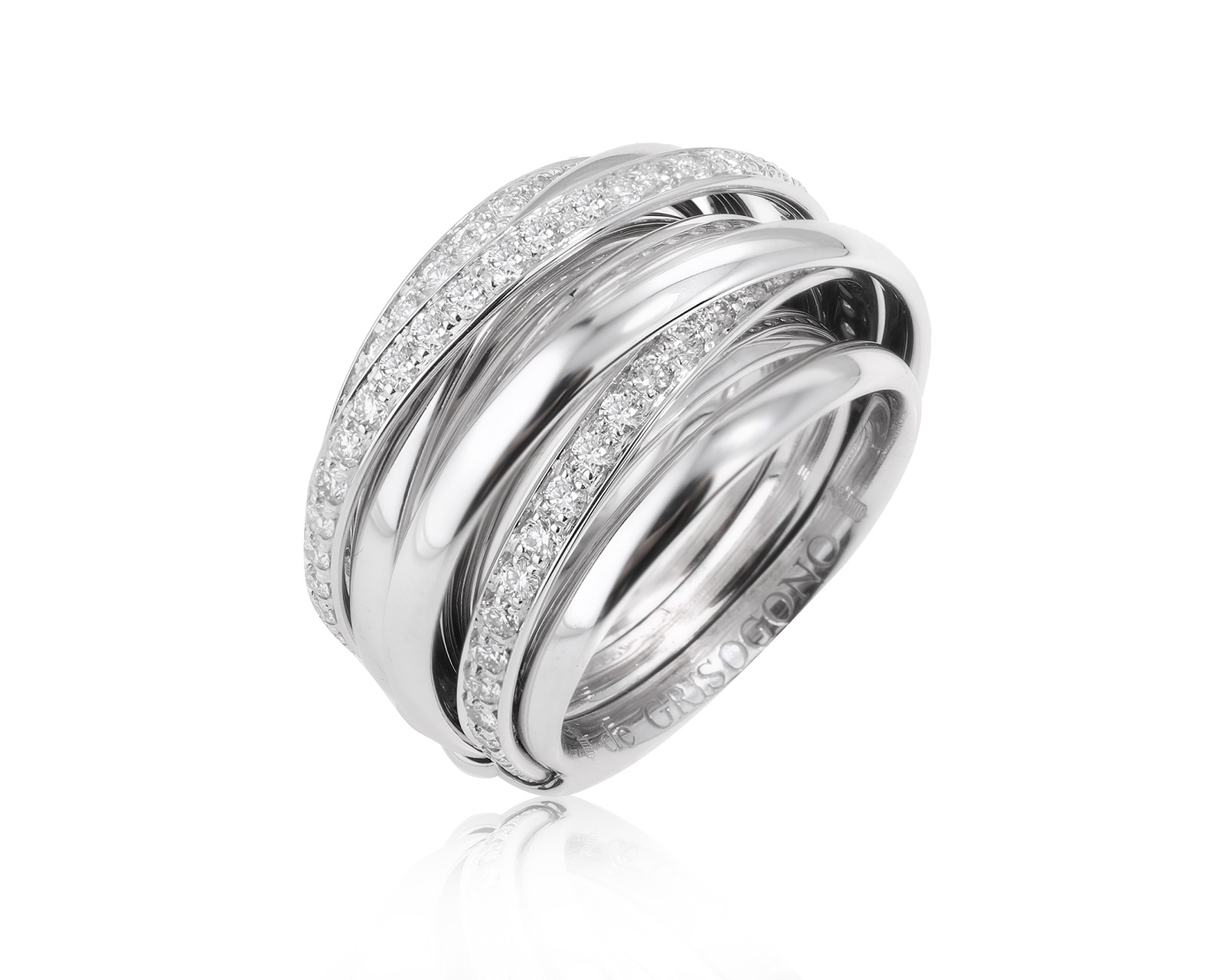 Оригинальное золотое кольцо с бриллиантами 2.05ct De Grisogono Allegra 220724/2