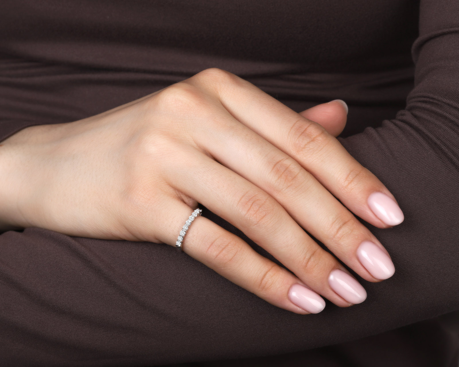 Оригинальное платиновое кольцо с бриллиантами 0.27ct Tiffany&Co Forever