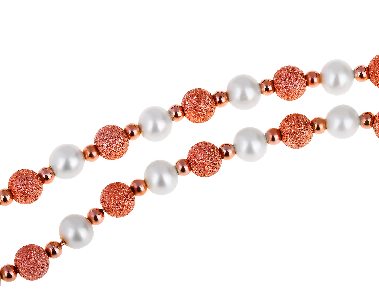 Изумительное золотое ожерелье с жемчугом 6.30 мм 081019/1