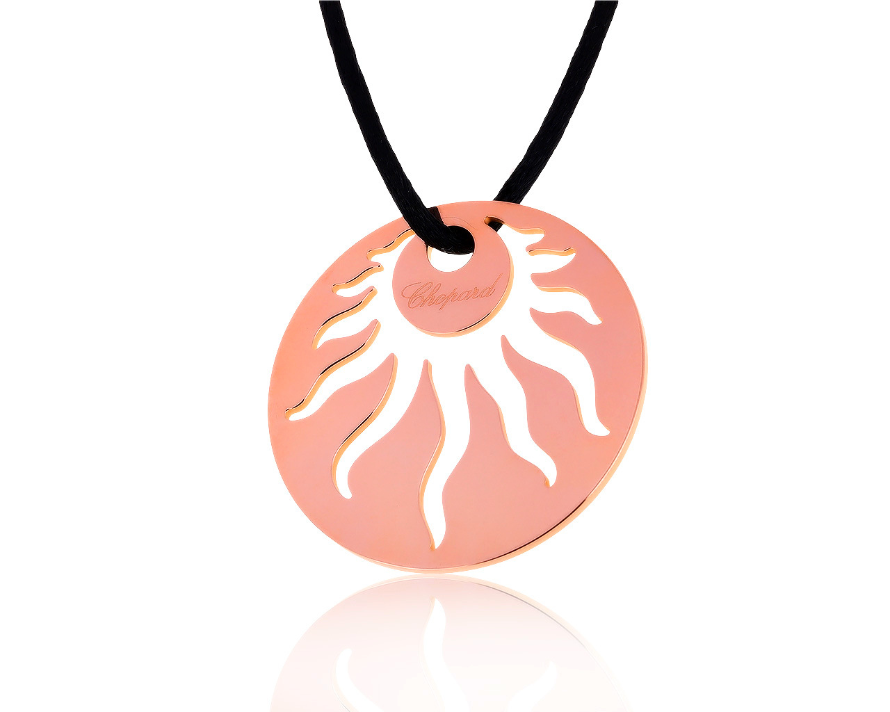 Оригинальный золотой кулон Chopard 030320/2