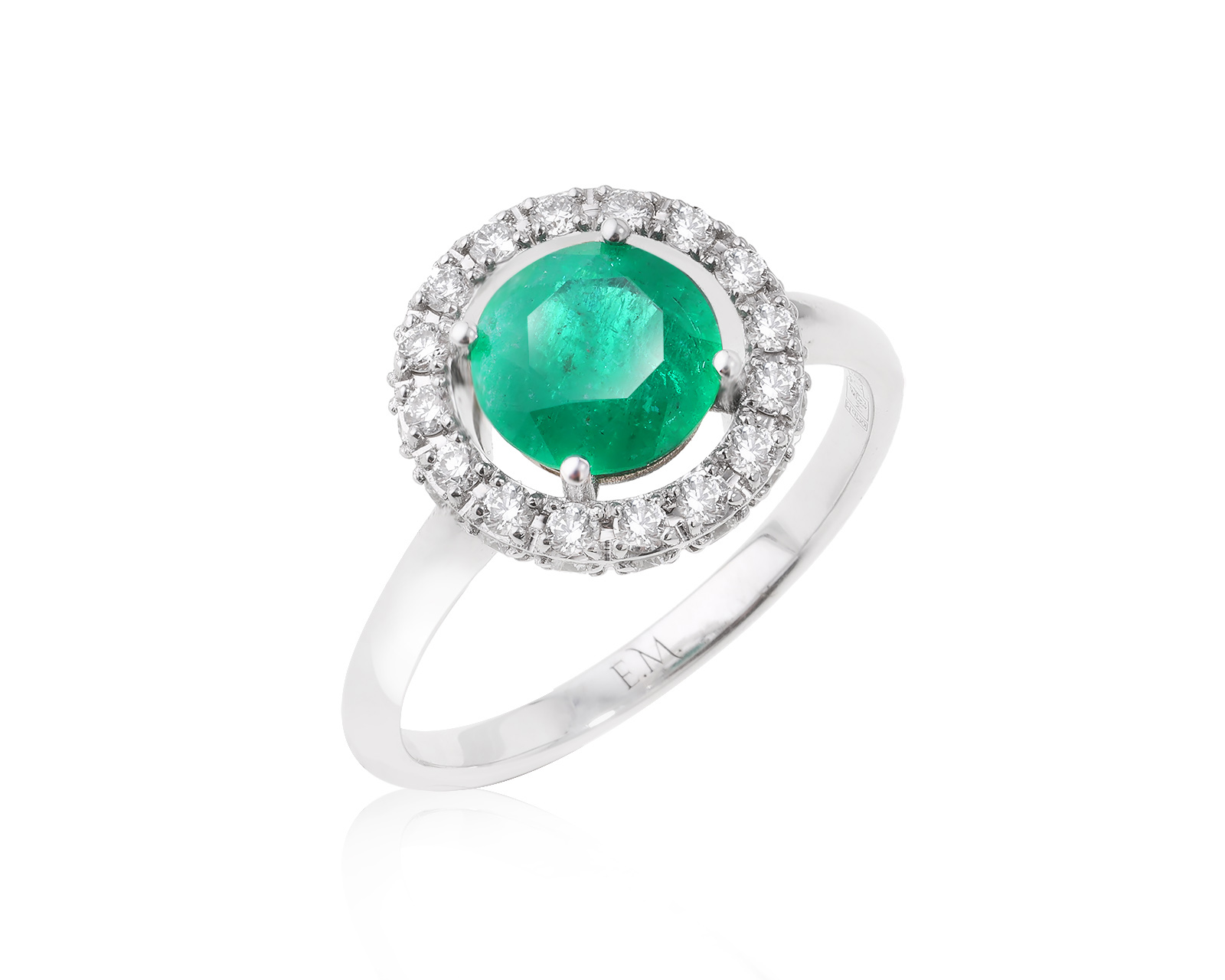 Золотое кольцо с уральским изумрудом 1.23ct Evgeny Matveev 130224/4