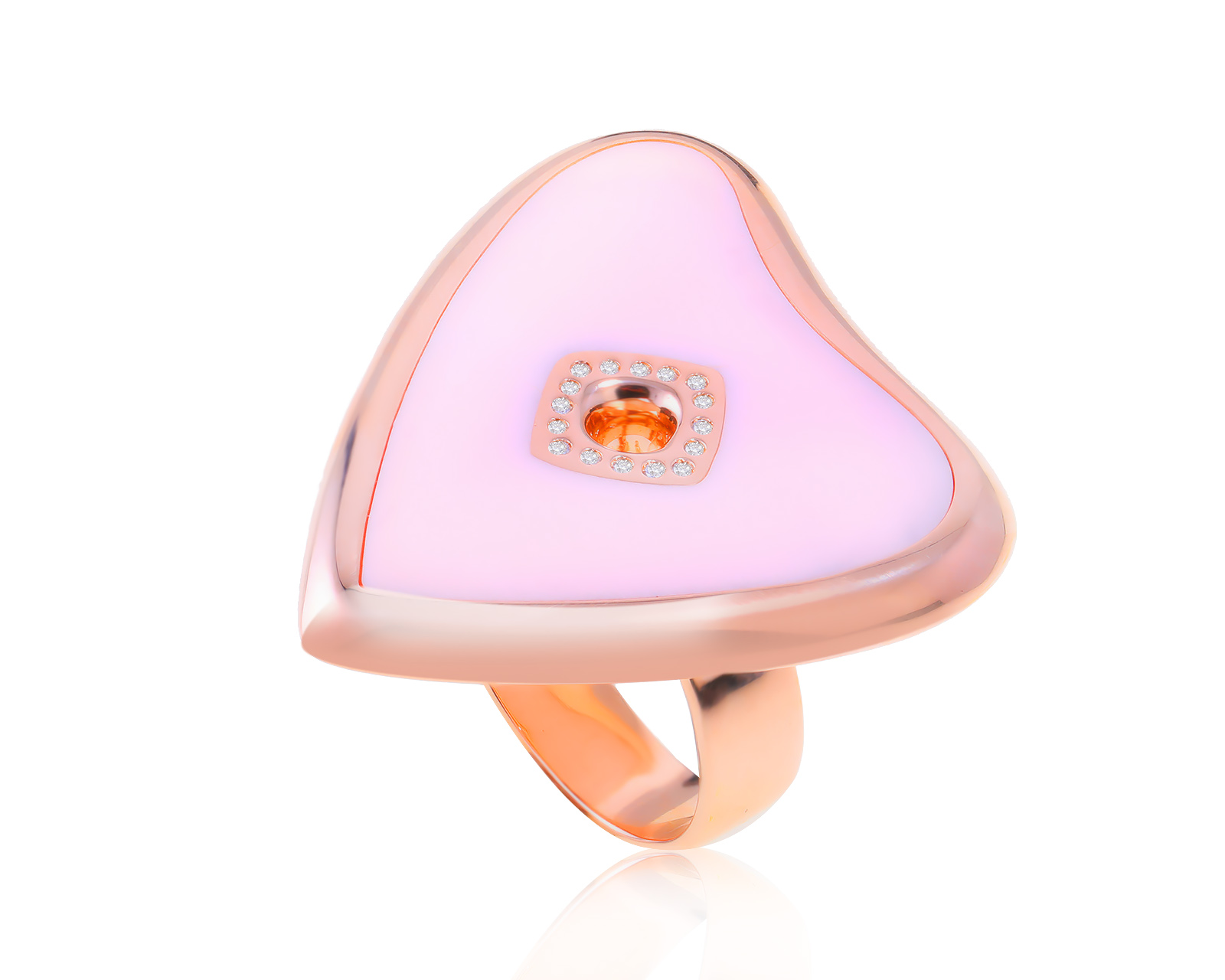 Оригинальное золотое кольцо с эмалью Gavello 270224/2