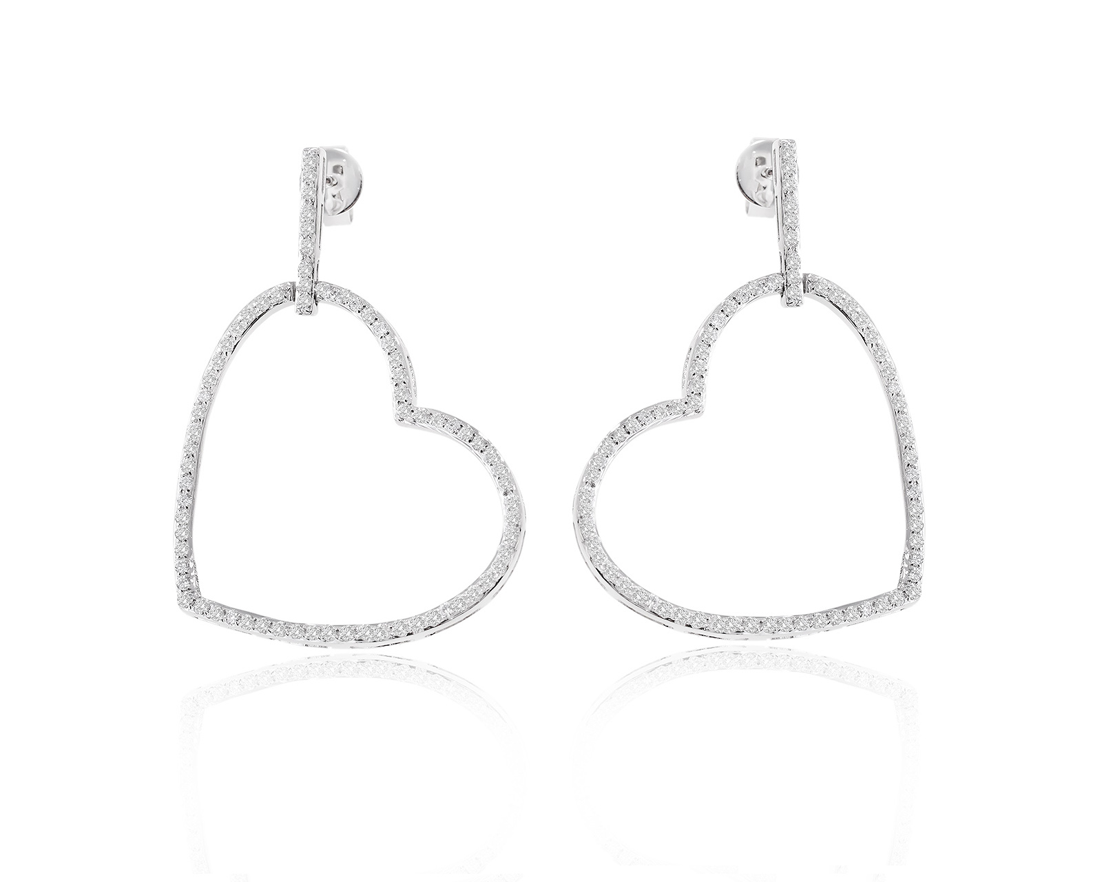 Золотые серьги с бриллиантами 1.12ct 260424/4