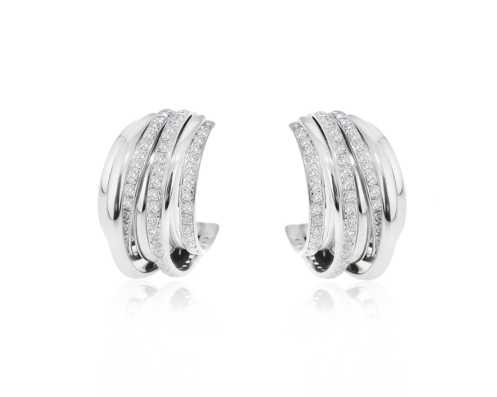 Оригинальные золотые серьги с бриллиантами 2.75ct De Grisogono Allegra 060524/7