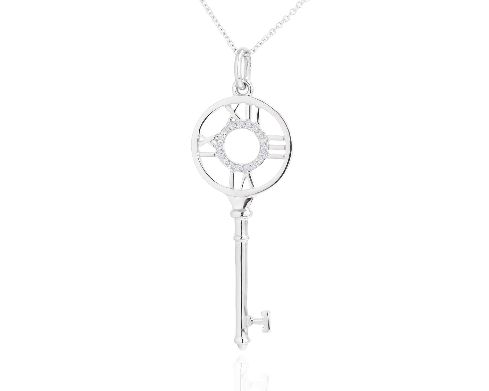 Оригинальный золотой кулон Tiffany&Co Key Atlas 210725/2