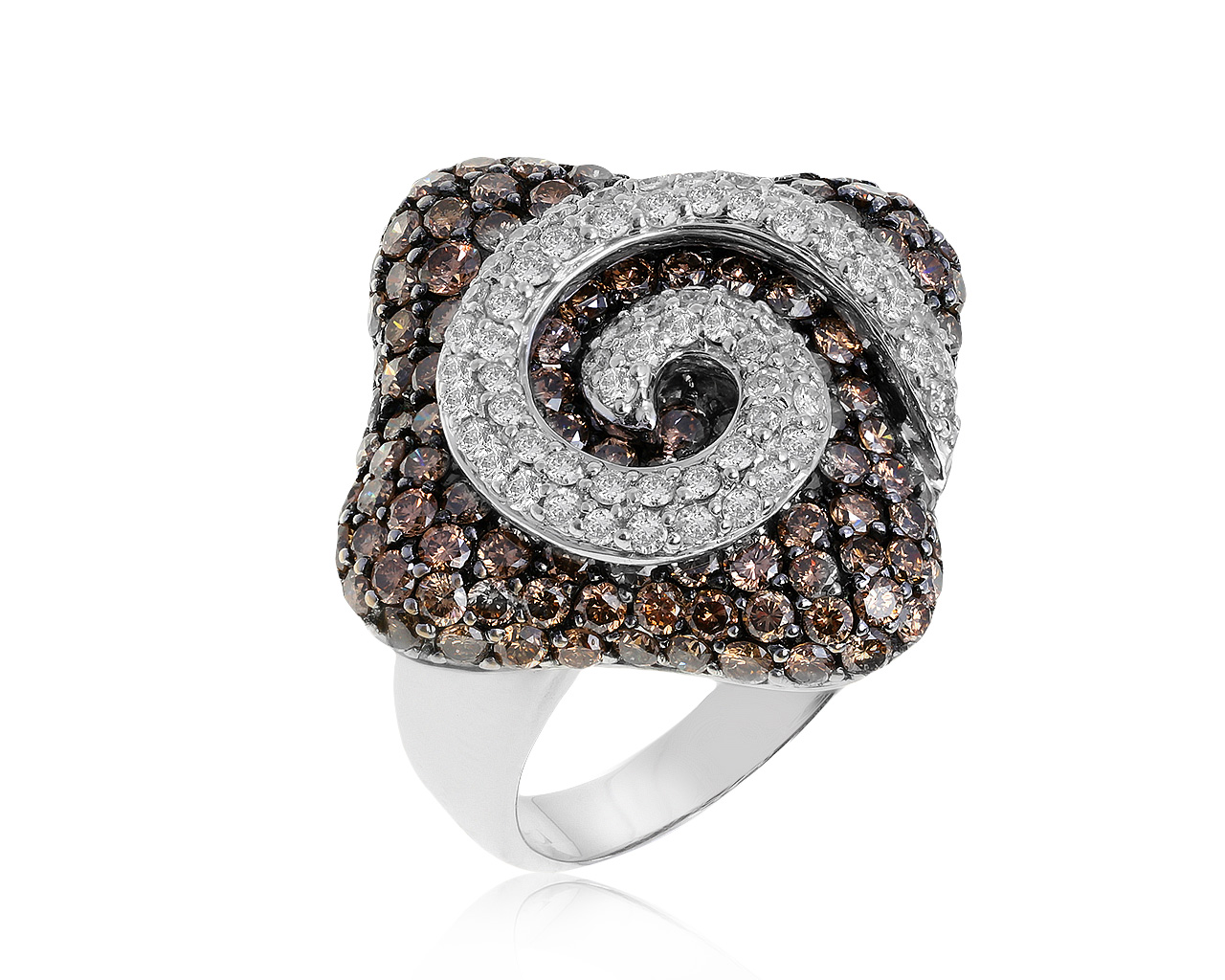 Изумительное золотое кольцо с бриллиантами 4.33ct 130421/3