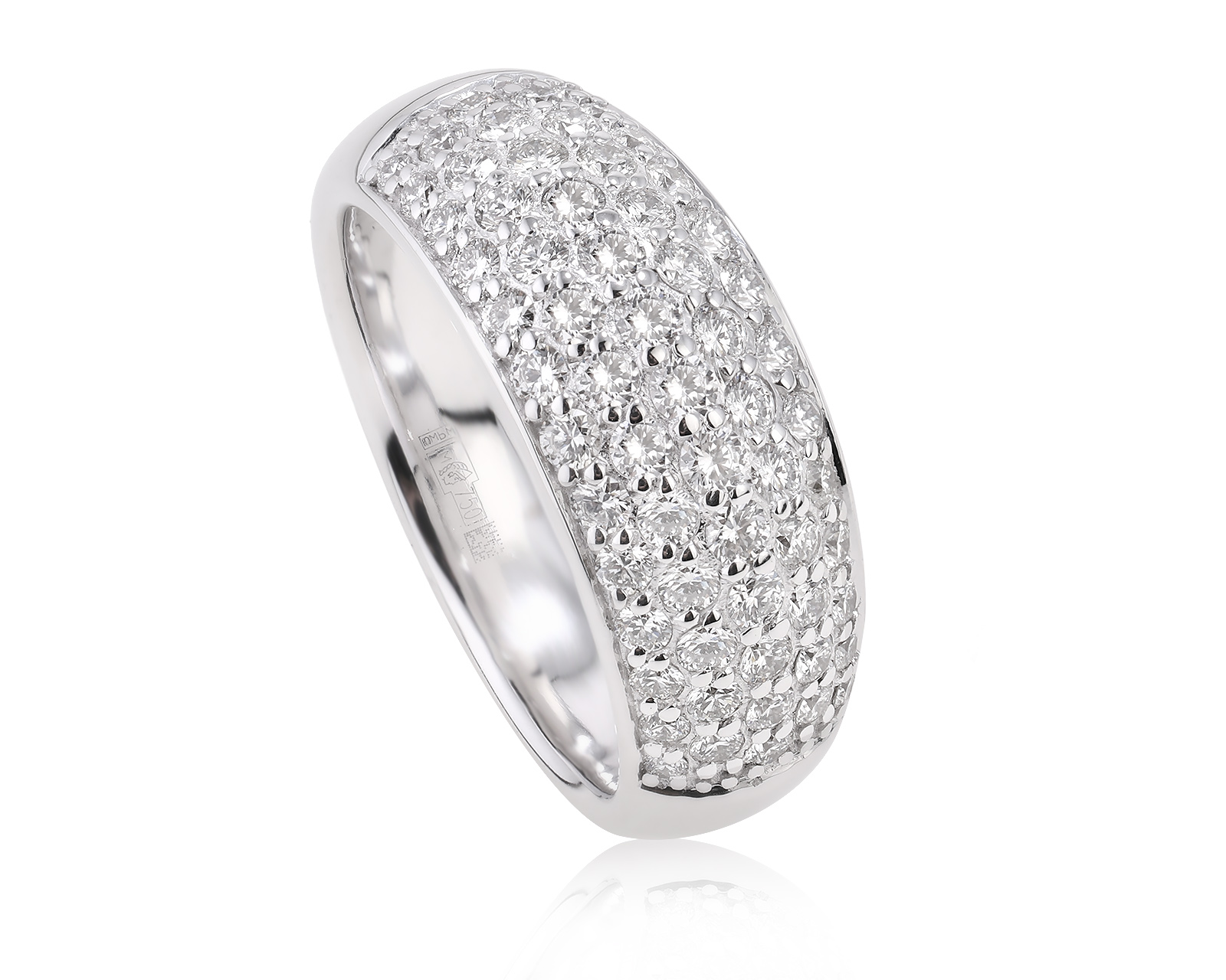 Оригинальное золотое кольцо с бриллиантами 1.05ct Wempe By Kim 270924/6