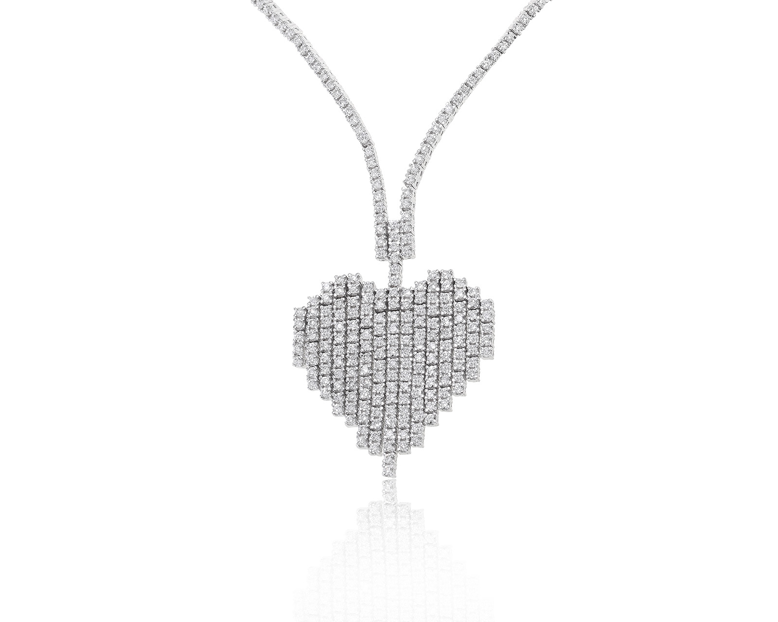 Превосходное золотое колье с бриллиантами 3.01ct 011122/1