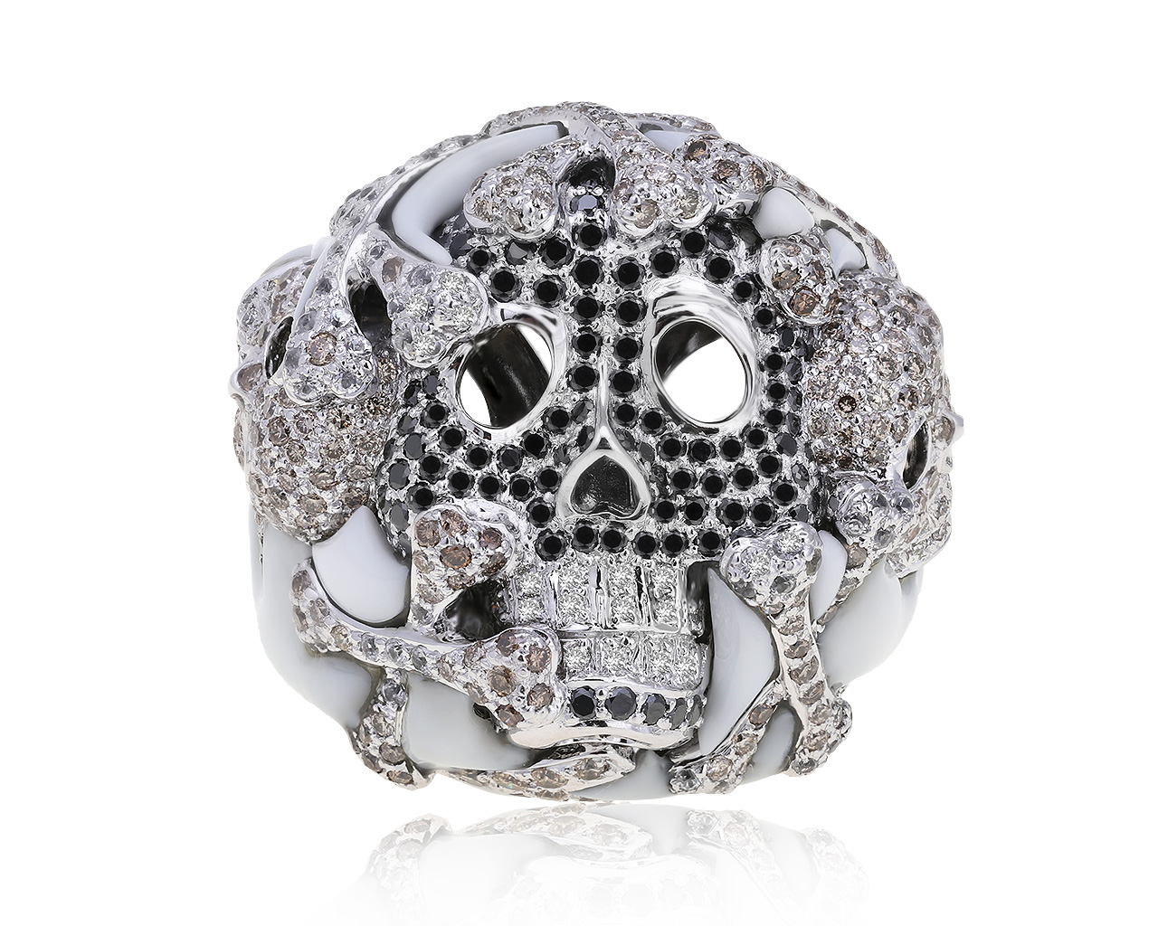 Волшебное золотое кольцо с бриллиантами 4.92ct