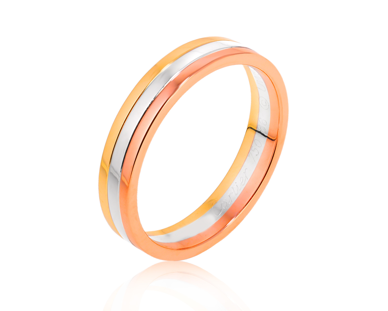 Оригинальное золотое кольцо Cartier Vendome Louis 040725/6