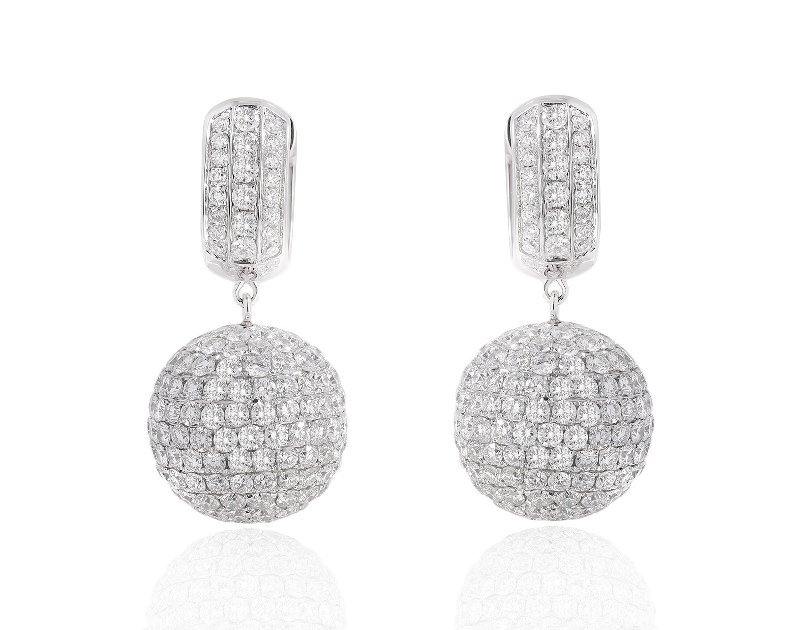 Оригинальные золотые серьги с бриллиантами 6.80ct Safo Joailleri 040725/19