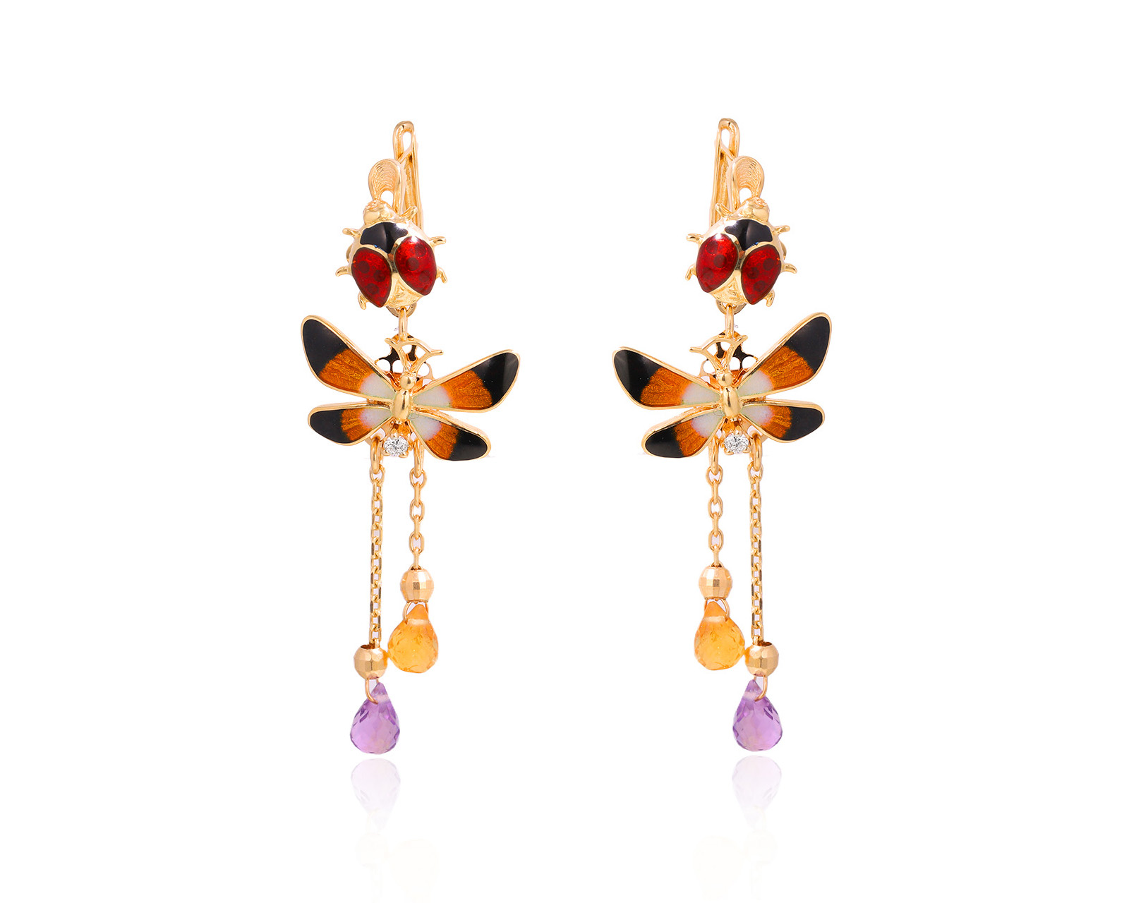 Оригинальные золотые серьги Roberto Bravo Noah’s Ark 160325/11